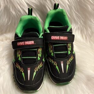 Kids Shoes - Black and Green